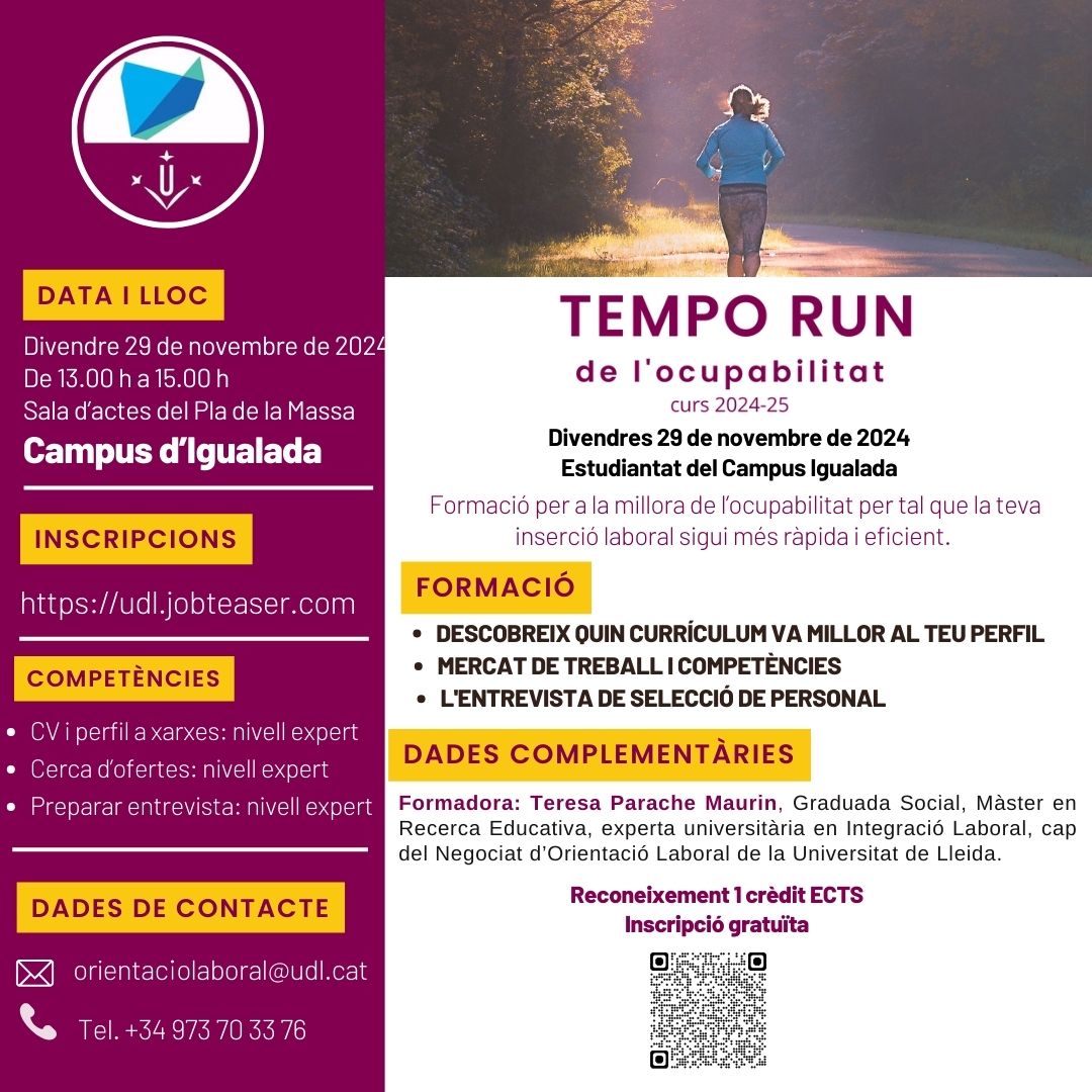 Tempo Run Igualada 2024-25